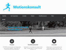 Tablet Screenshot of motionskonsult.com